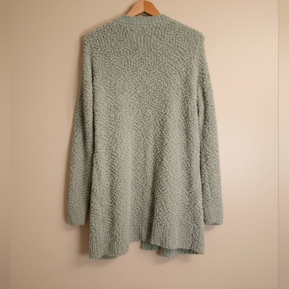 Zenana Open Front Popcorn Cardigan - Picture 5 of 6